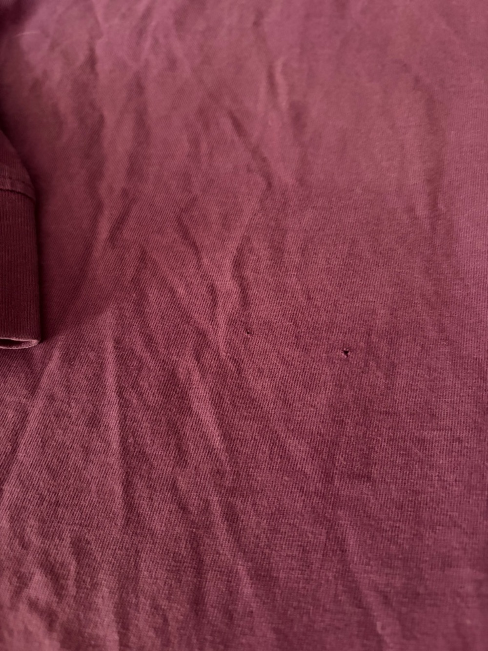Ivory Ella Long Sleeve Pocket Tee with Elephant Graphic - Plum - Picture 2 of 4